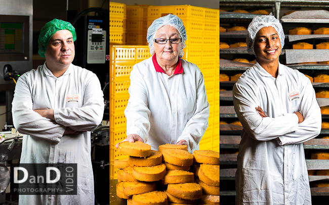 People and portaits photography assignment for commercial bakery client Park Cakes